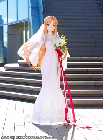 本物のウェディングドレスを纏ったアスナの等身大フィギュアが展示決定