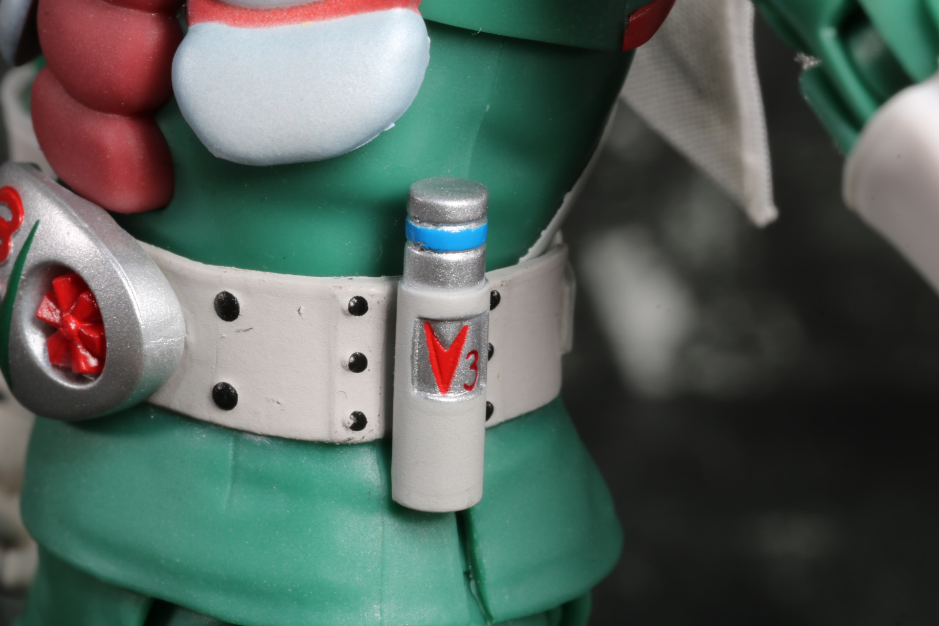 腰に備えた「V3ホッパー」にも行き届いたデザイン再現は嬉しい