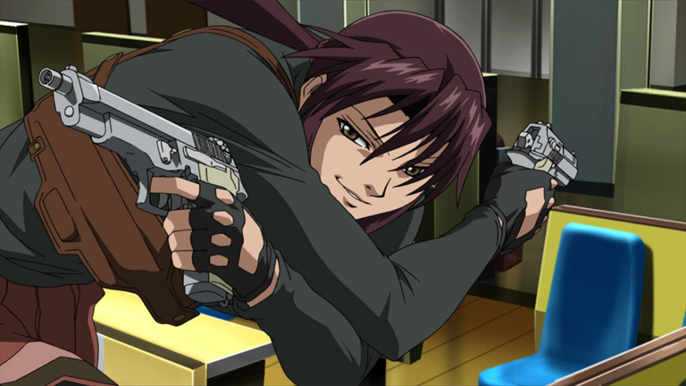 レヴィと「ソード・カトラス」。日本でもヤクザ相手に大立ち回りを披露していた