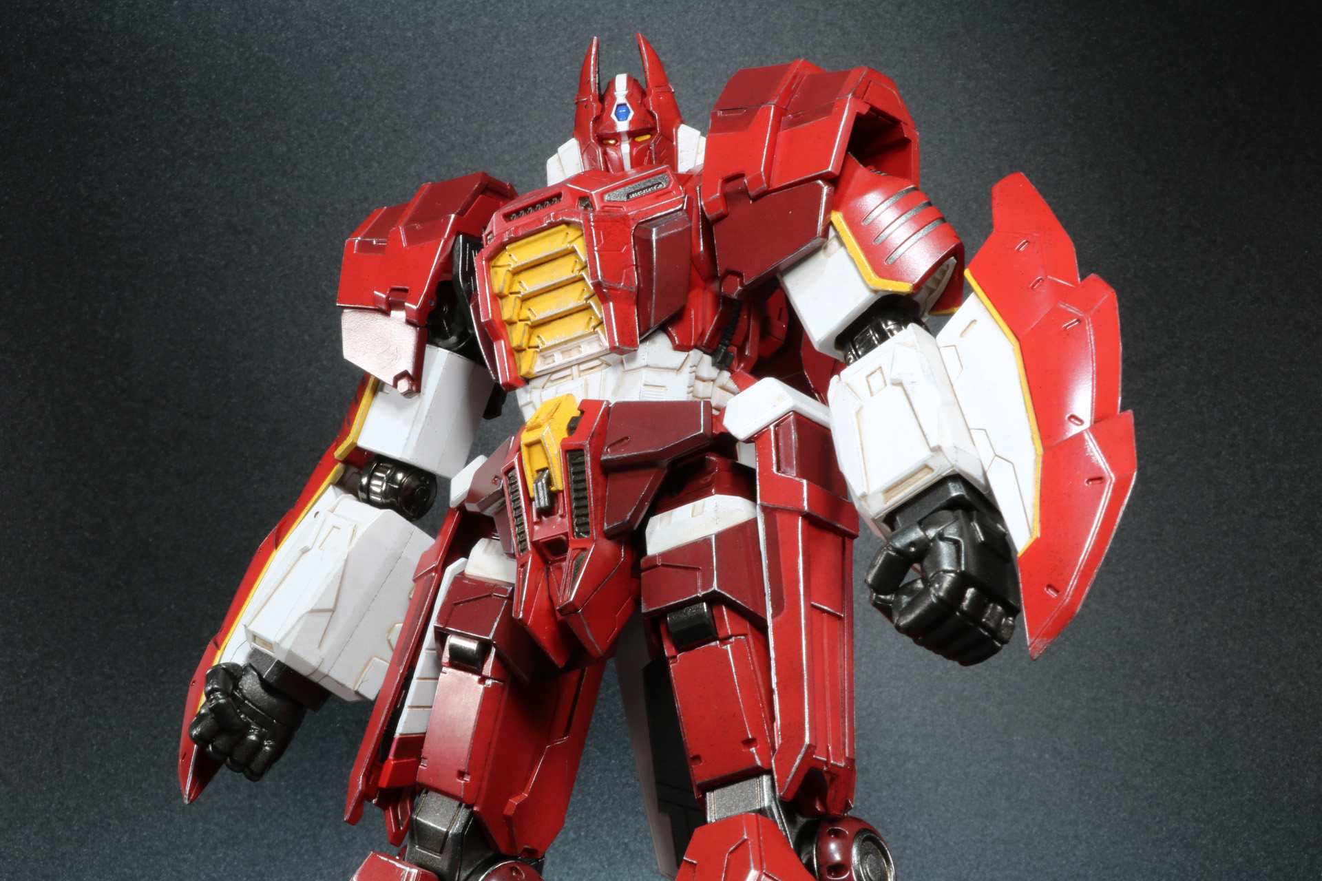 ガリアンソードを引き抜く力強いアクション