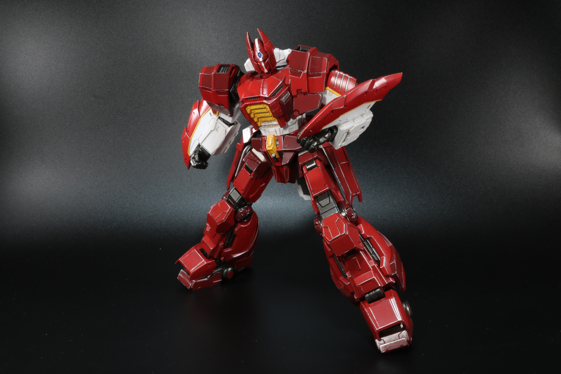 ガリアンソードを引き抜く力強いアクション