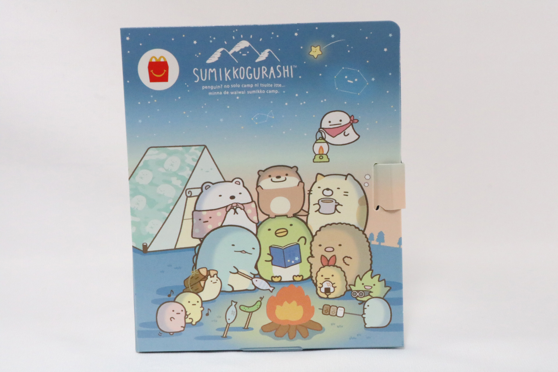 夜のキャンプをイメージした表紙