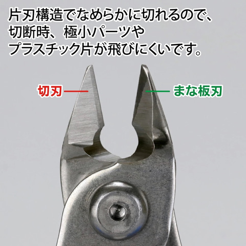 ゴッドハンドから、丈夫で錆びにくい「片刃ニッパーST」が登場