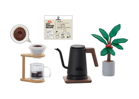 コーヒー機器メーカー「カリタ」とコラボしたミニチュア