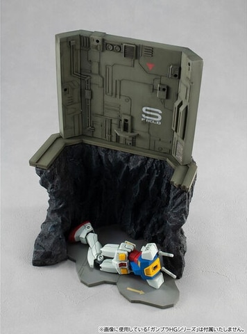 HG1/144ガンプラジオラマセット 機動戦士ガンダム」の名シーンを再現可能なジオラマが1/144