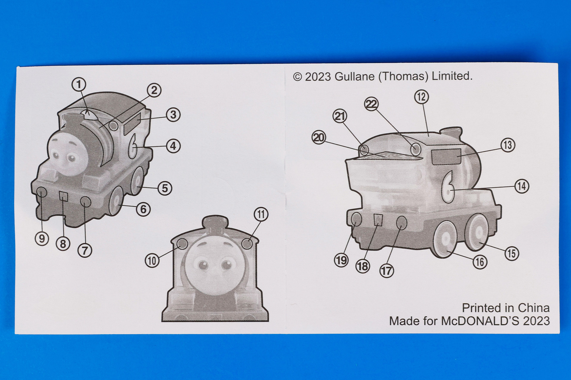 シールは全部で22点用意されている
