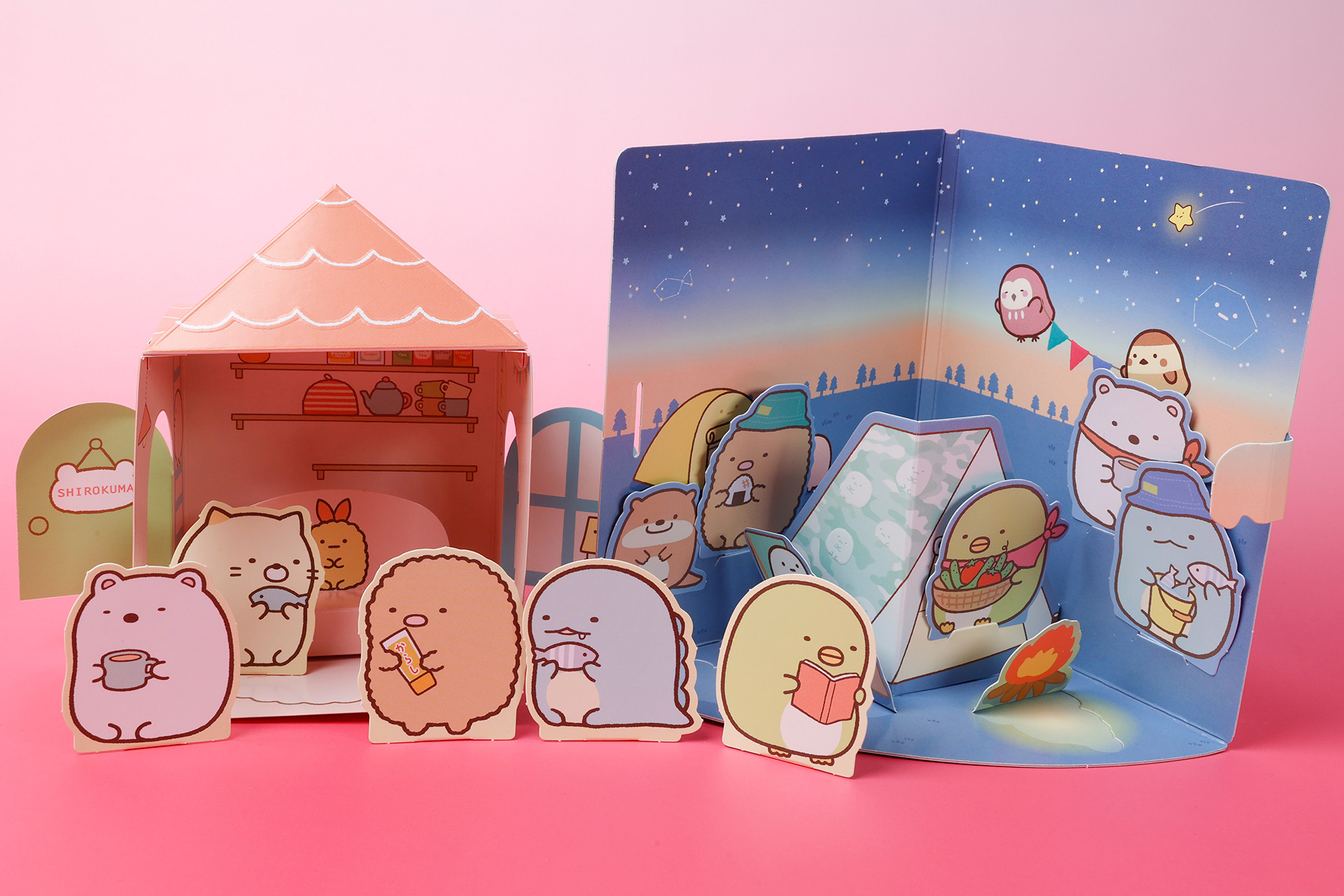 第1段と第2弾のおもちゃを組み合わせてもそれほど違和感はない