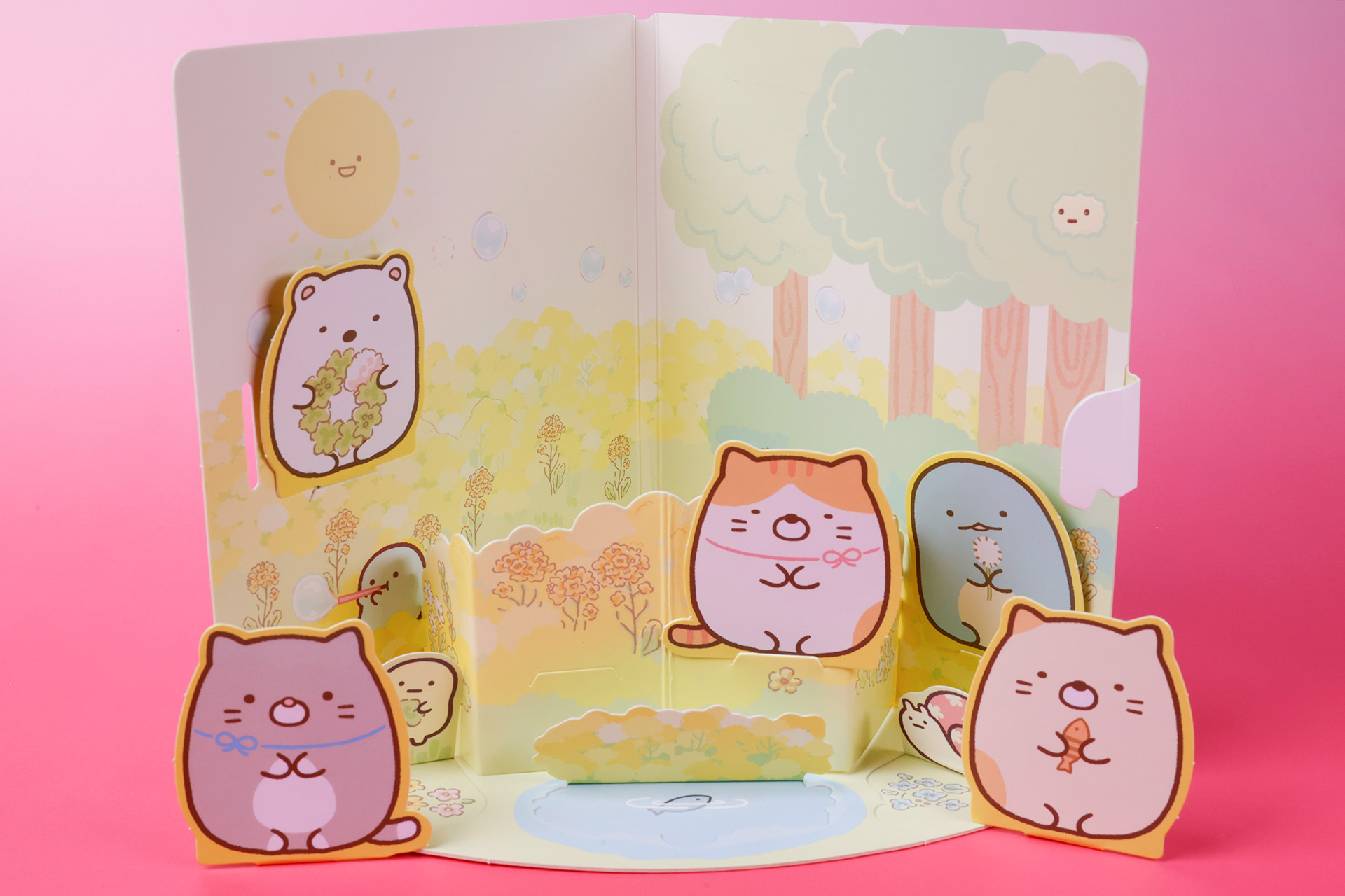 キャラクターカードを一緒に並べたところ