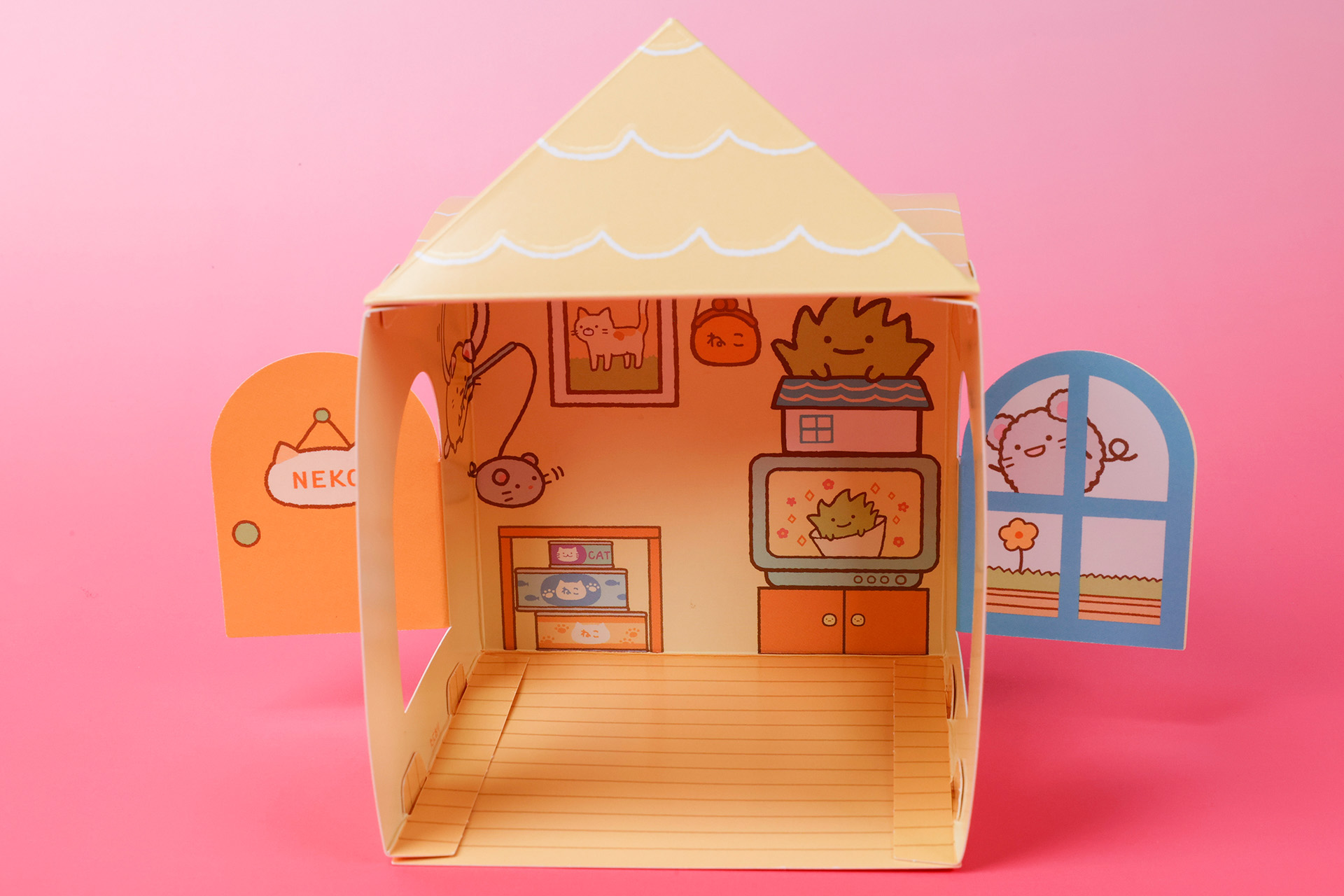 「ねこのおうち」が完成！