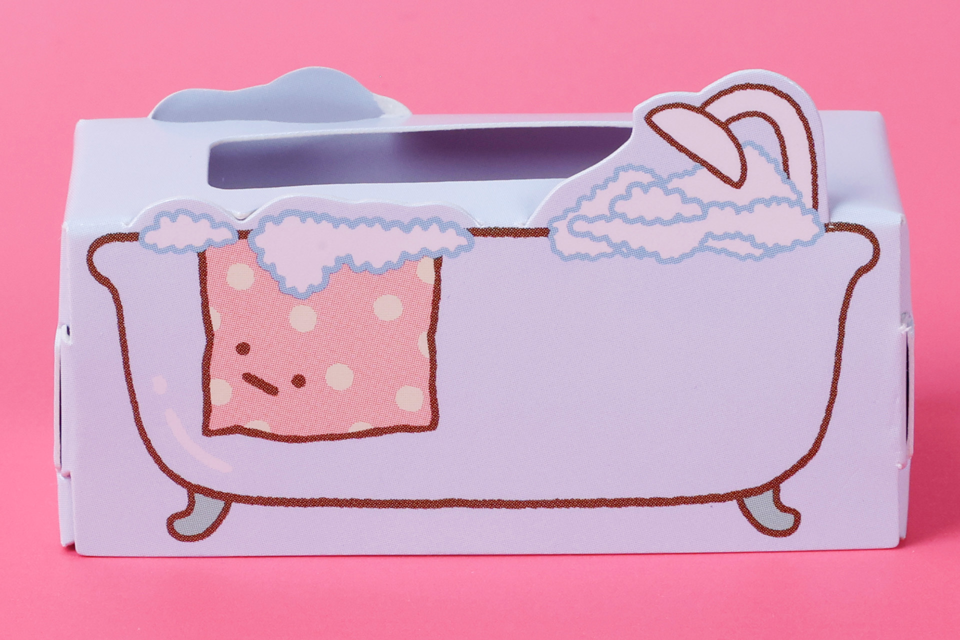 付属のバスタブを組み立てたところ