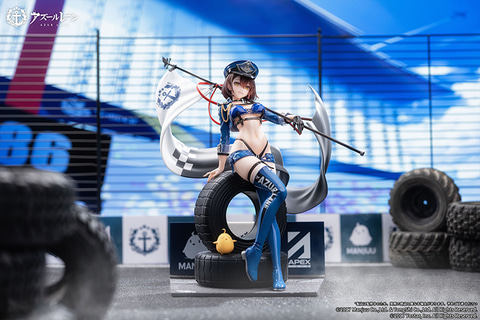 アズールレーン」よりボルチモアがレースクイーンコスで立体化