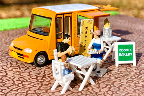 ジオラマに最適なミニチュアシリーズ「ジオコレ64 カースナップ」に