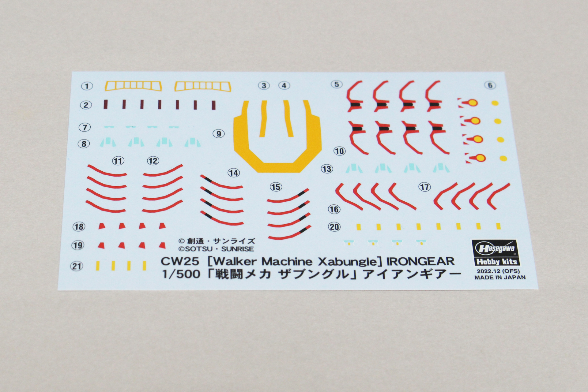 水転写デカール