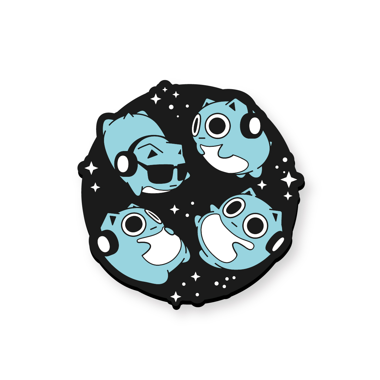 「ブルーハムハム」のラバー雑貨が登場。コースター、キーカバー、コードクリップがラインアップ