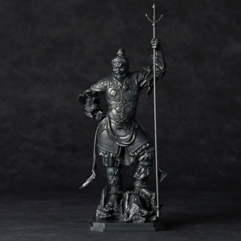 模型ホビーショー】海洋堂の仏像プラモデル「ARTPLA 四天王像 持国天