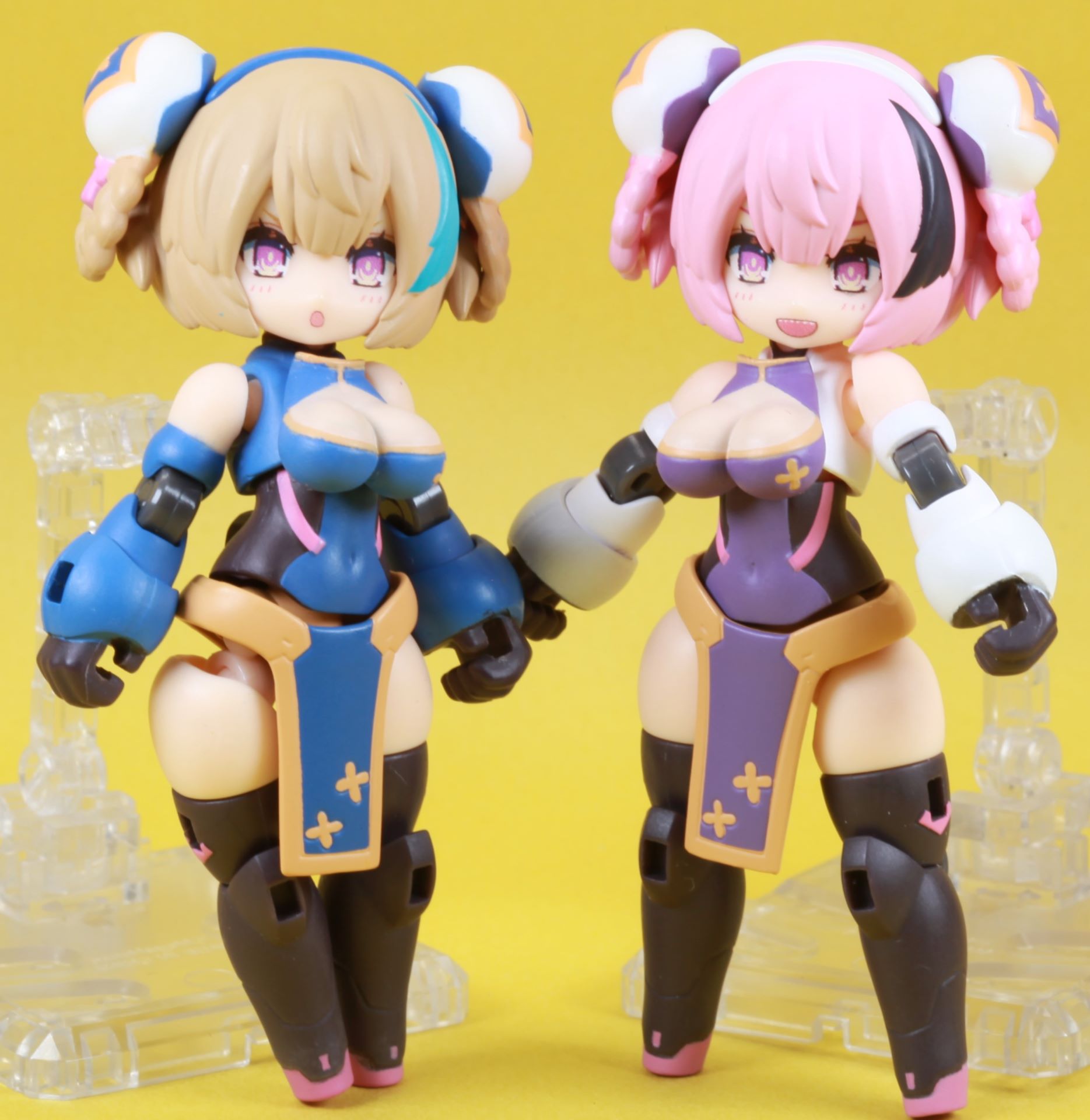 簡易モード 玄武・青龍ともにお団子頭も付属