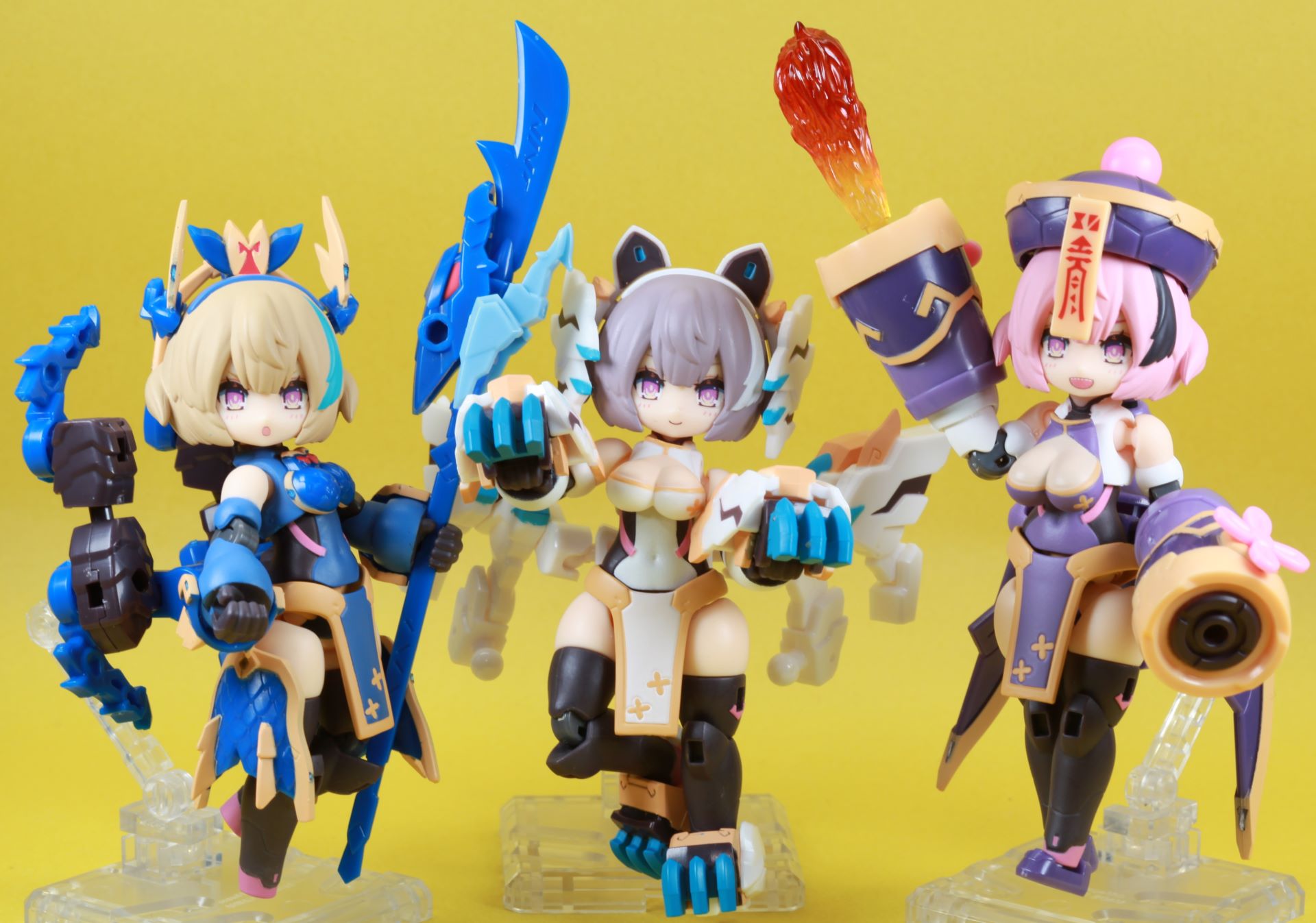 それぞれ武器の特徴が生かされており、みんな違ってみんな良い