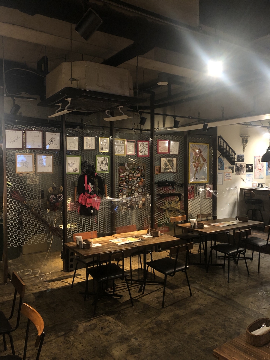 店内の様子（開店後一番のりしたため少々寂しかったが、すぐに他のお客さんも増えた。休日には満席になる）