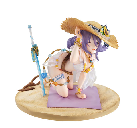 プリンセスコネクト　Re:Dive シズル　サマー　フィギュア　メガハウス ビキニの花柄の装飾やパレオが夏を感じさせる「Lucrea