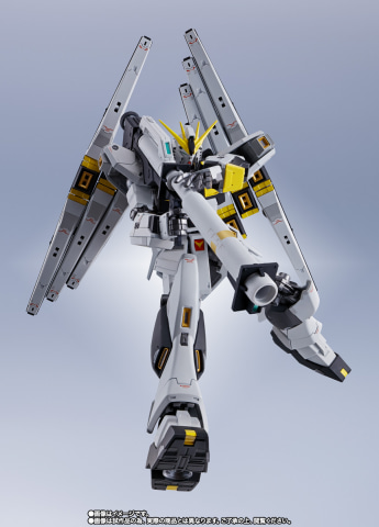 l robot魂 √ガンダムダブルフィンンネル装備 ダブル・フィン・ファンネル装備の「νガンダム」がMETAL ROBOT魂