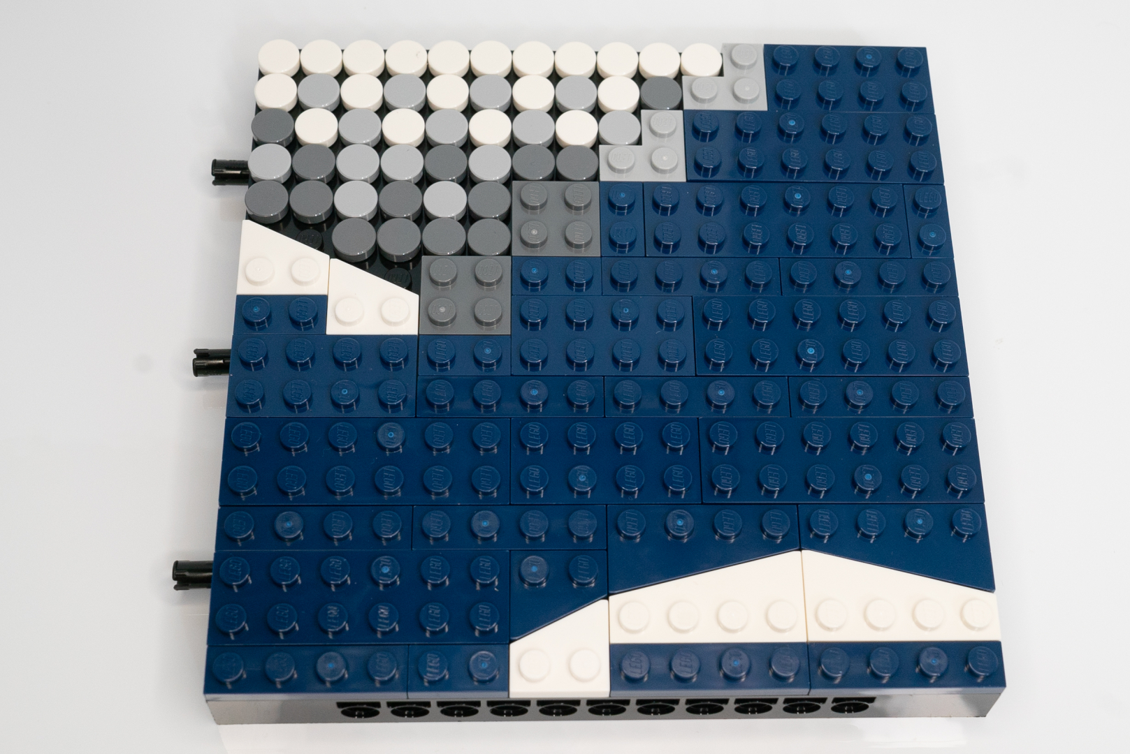 袋4～6もこれまでどおりに組んでいき、最後に合体させれば下絵が完成