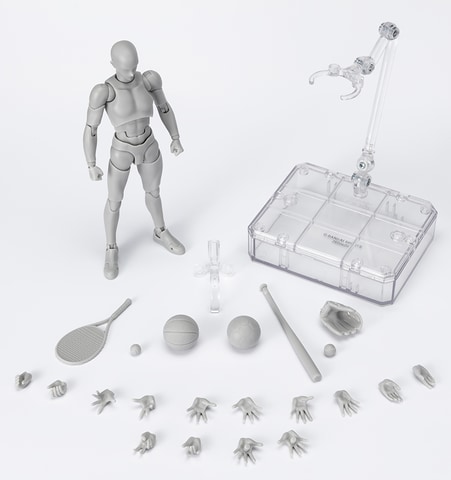デッサン用可動フィギュアの「ボディくん・ボディちゃん