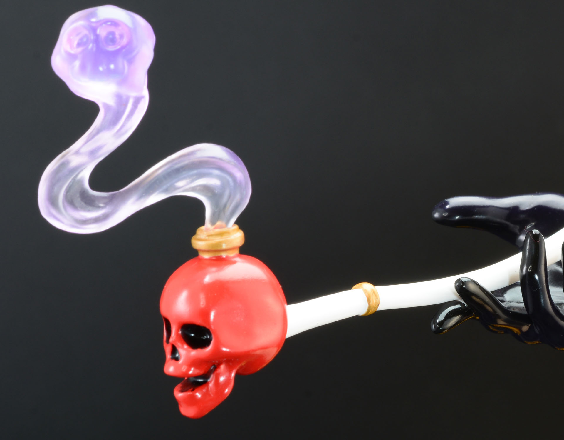 キセルの造型も非常に細かい