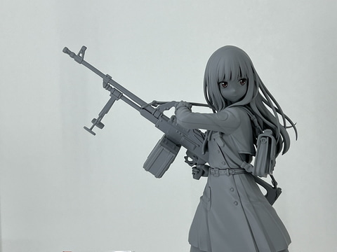 リコリコ」より井ノ上たきなのフィギュア原型が公開！ 錦木千束の彩色