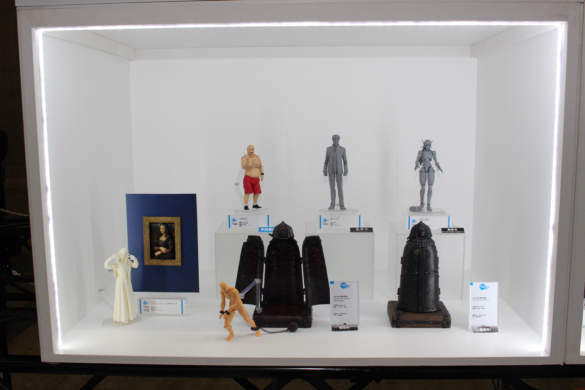 ワンホビ36内、フリーイングの展示コーナー