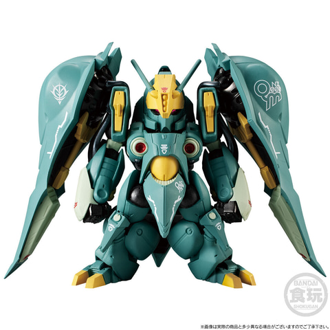 ガンダムウォー 赤、青、弩級、Lサイズ ステイメン、デンドロ、クィン・マンサ 機動戦士ガンダムZZ』30周年記念！ 全高約20cmの巨大食玩「クィン