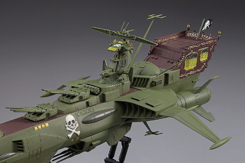 ハセガワ、1/1500プラモデル「『キャプテンハーロック 次元航海』宇宙