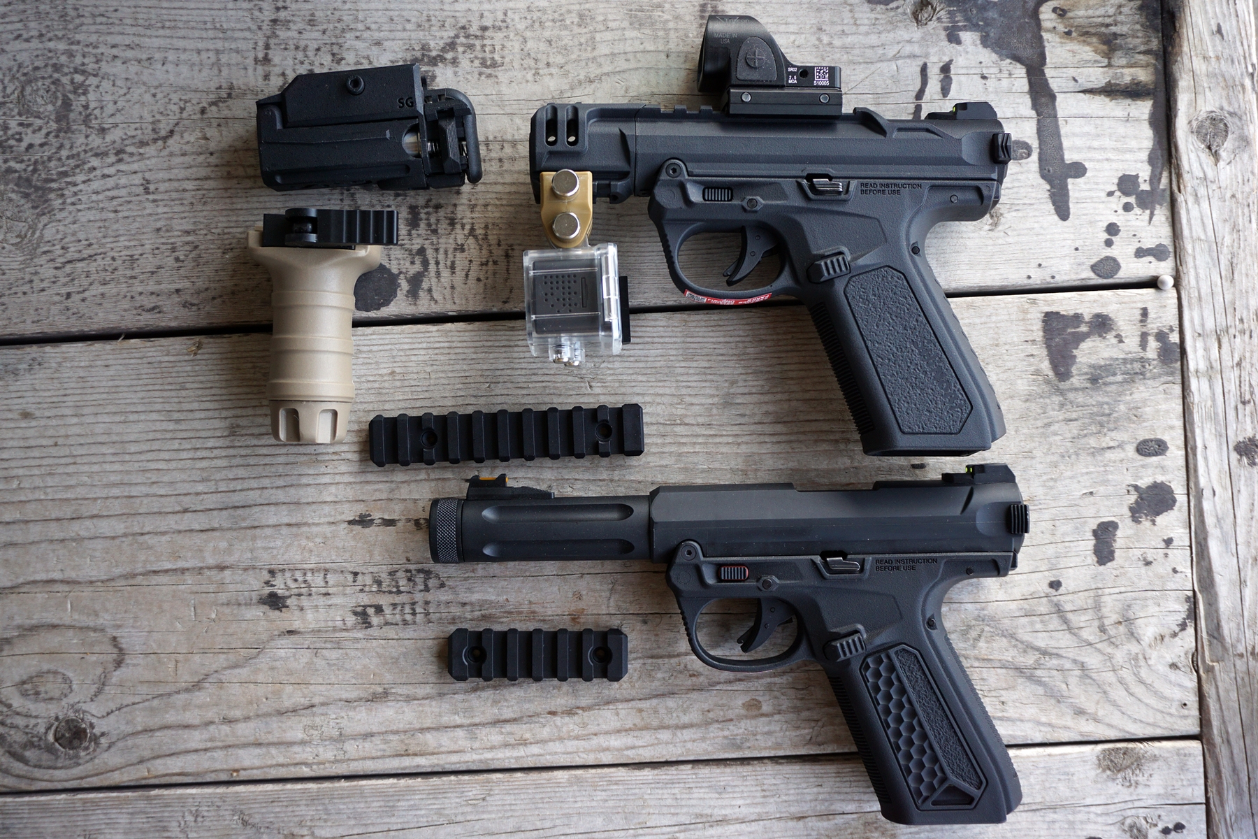 レイルの標準装備で拡張性が高い