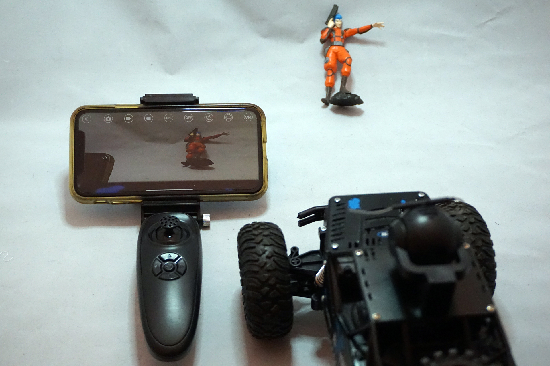 スマートフォンでHDカメラの画像を確認できる