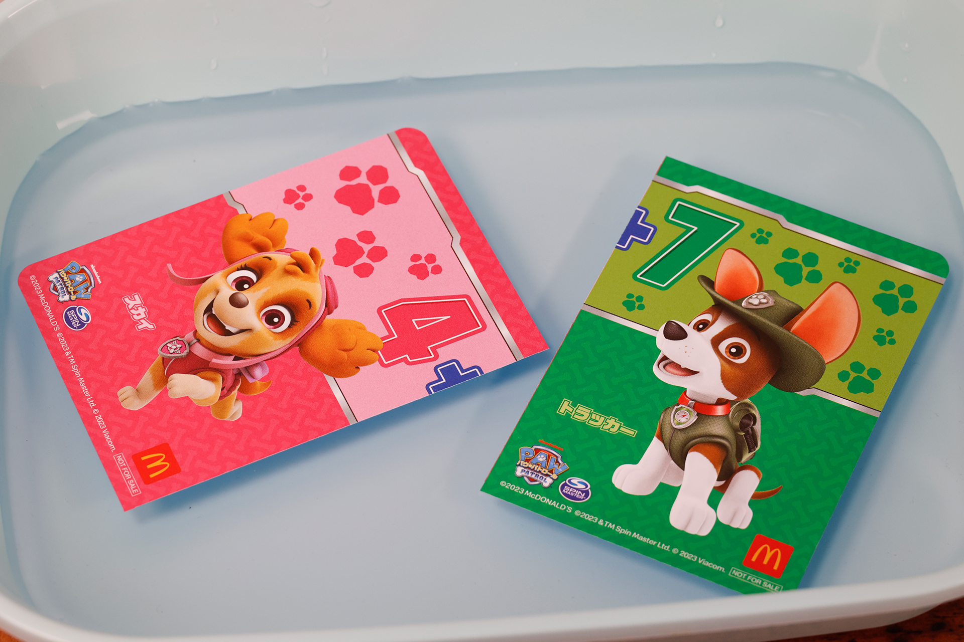 お風呂で遊ぶときは、まずはお湯で濡らそう