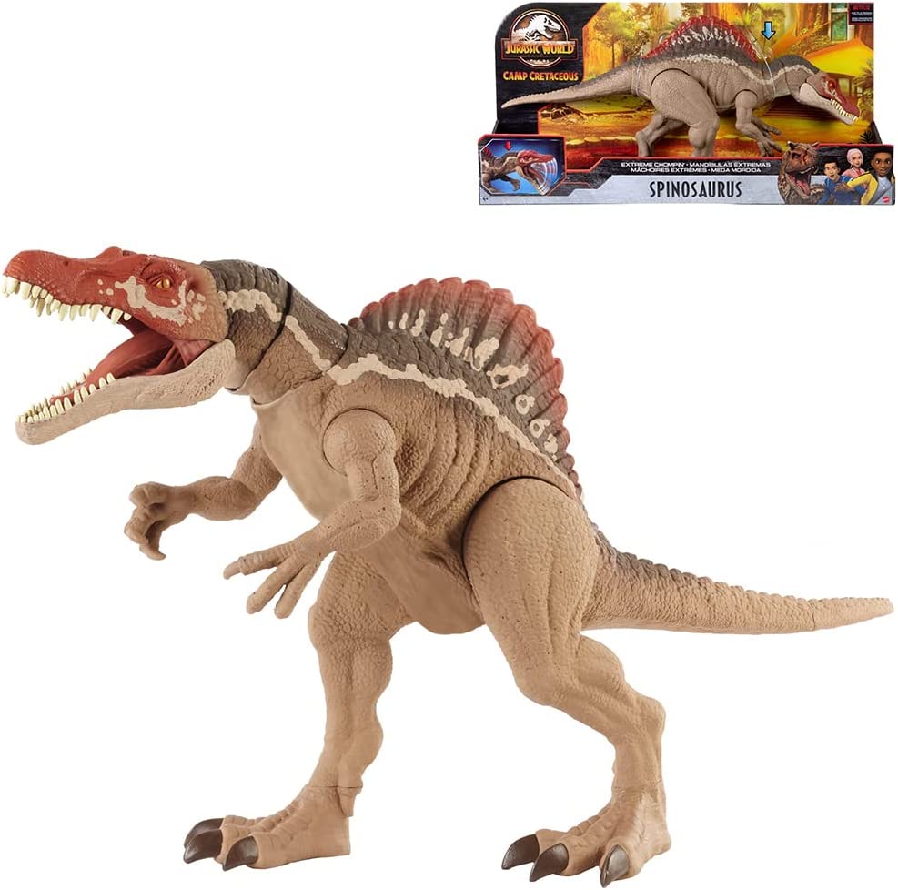 マテル ジュラシックワールド(JURASSIC WORLD) かみつき! スピノサウルス 【全長:55㎝】【4歳~】 HCG54 茶