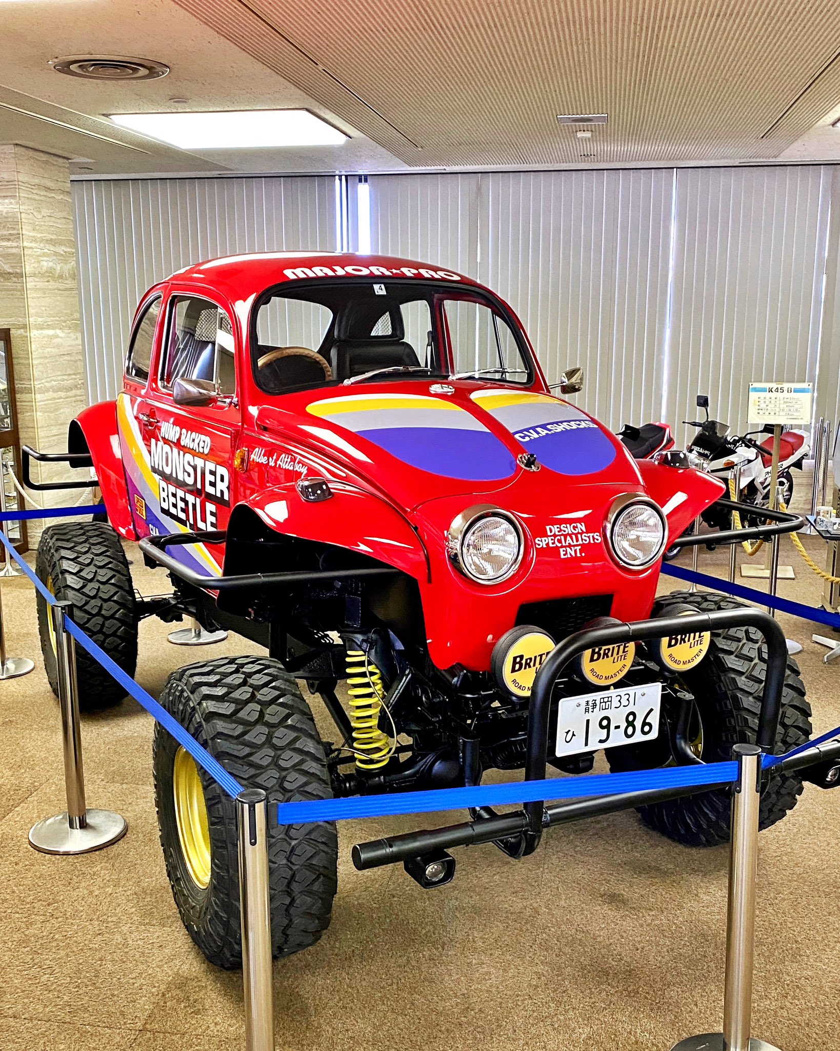 モンスタービートルの実写展示