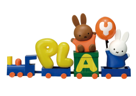 ミッフィーのアルファベットオブジェ「miffy and friends collection