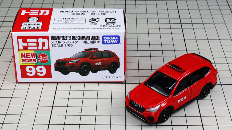 カラーは消防車両のレッド