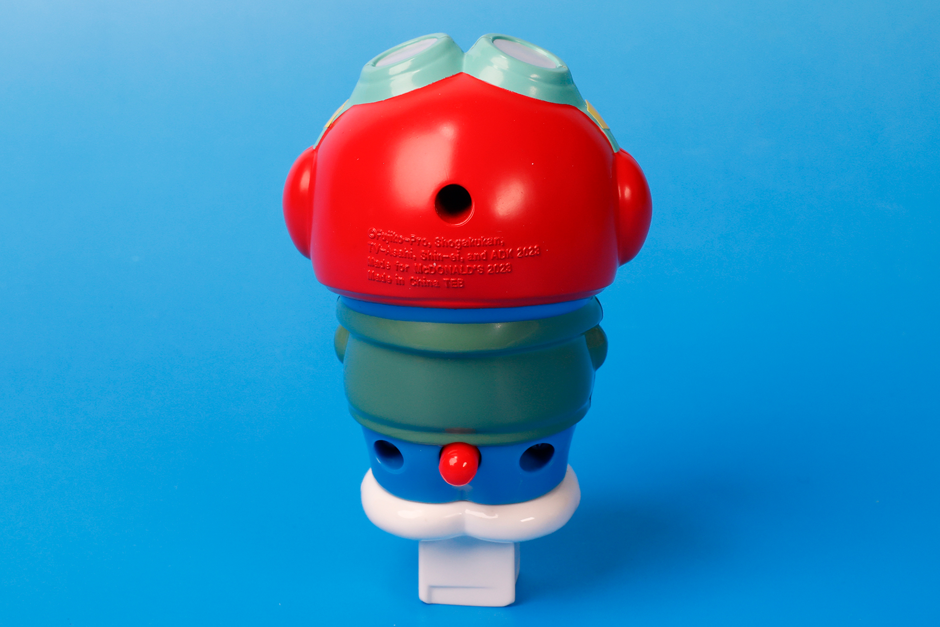 赤いしっぽの部分は、ボタンになっている