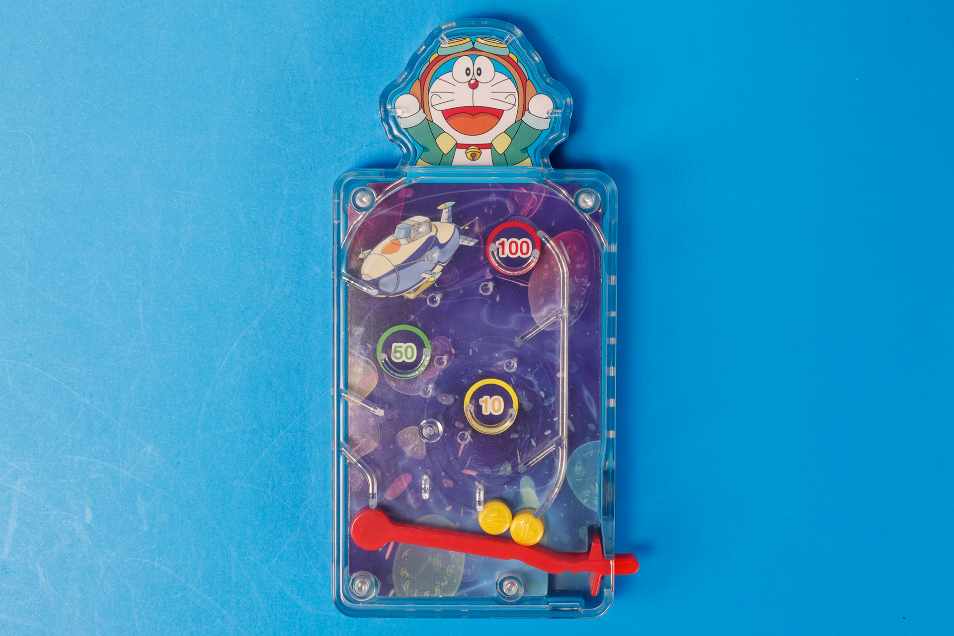 「タイムトラベルピンボールゲーム」の表面