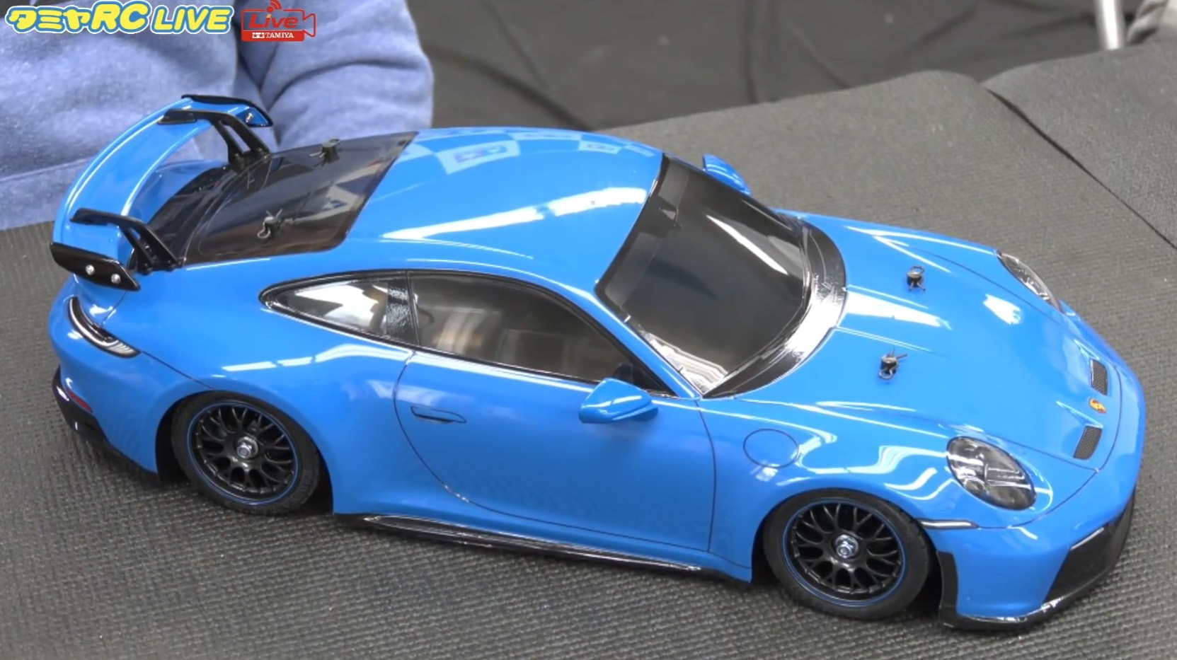 非常に魅力的なボディを持つ「ポルシェ 911 GT3(TT-02)」。発売日・価格未定