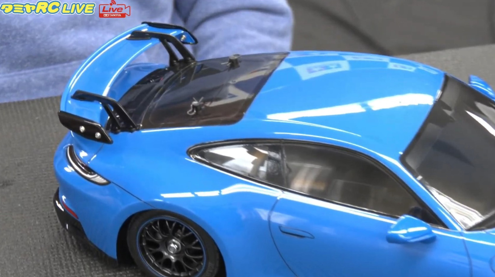 非常に魅力的なボディを持つ「ポルシェ 911 GT3(TT-02)」。発売日・価格未定