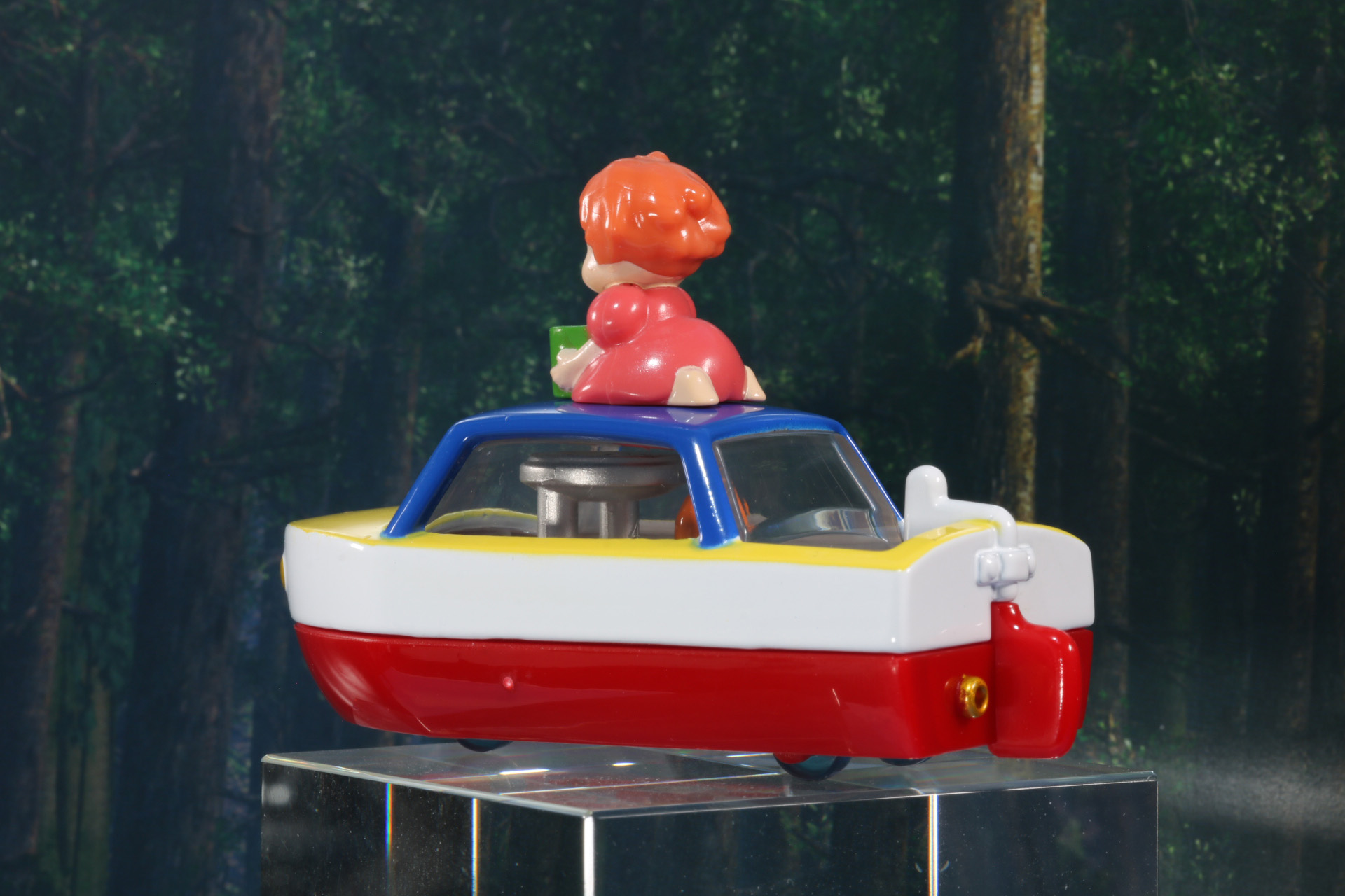 ポンポンと音を立てて進んでいく