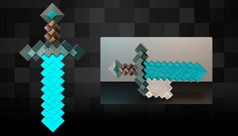 マインクラフトのアイテムが現実に！ 「リアルライフ・レプリカ