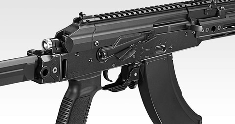 ガスブロ「AKX」こだわりポイント解説！ ストックが20mm幅レール