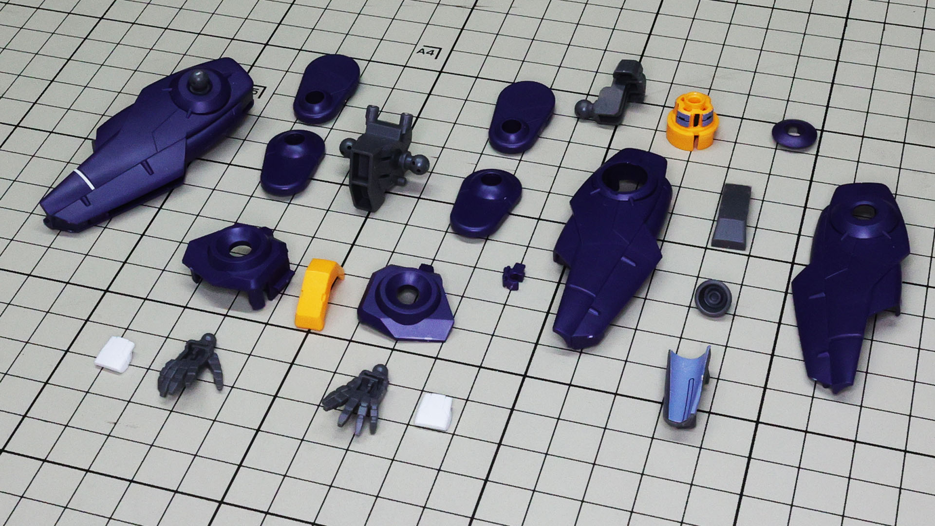 片側を組みました。結構太い印象です