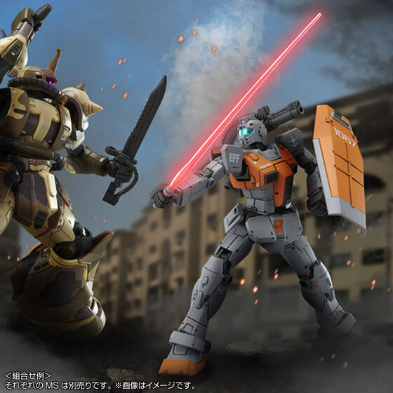 「HG 1/144 ジム (モロッコ戦線仕様)」以外は付属しません