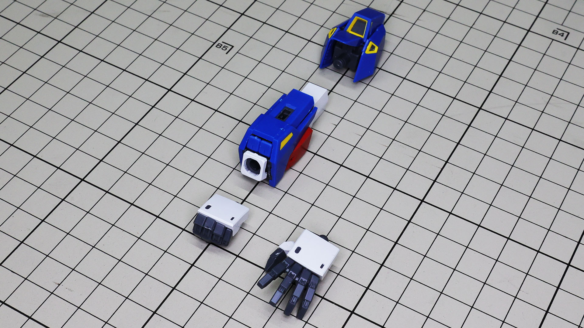 すべての要素をドッキングさせて腕部完成！