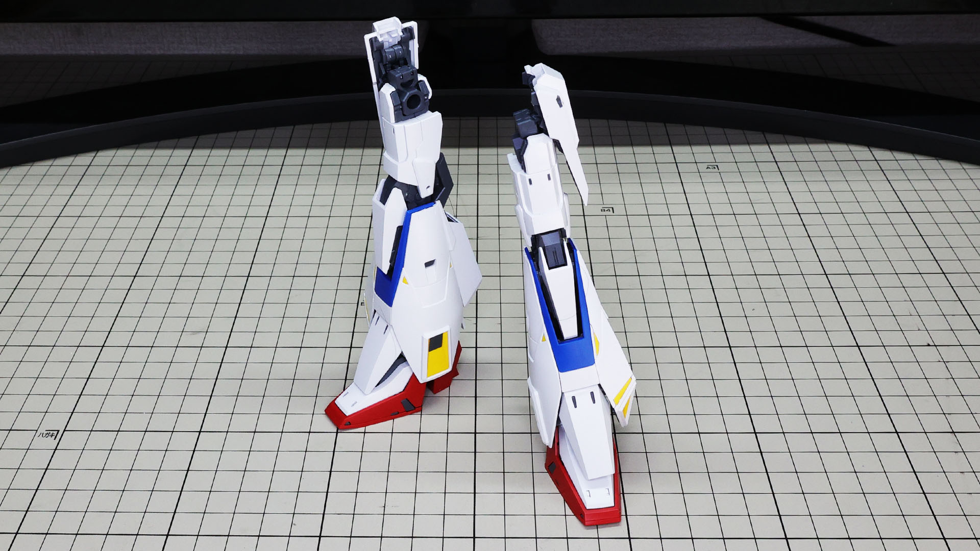 組み上がるとほどよいボリュームでありつつ、シュッとしたスタイリッシュなイメージとなります