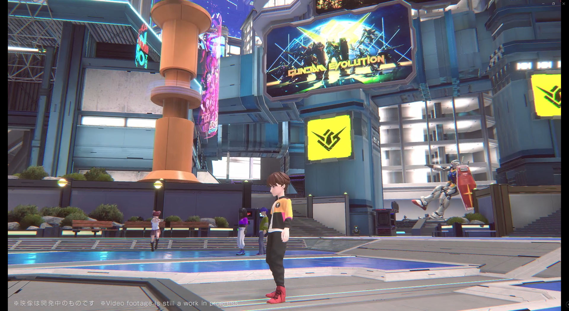 「ガンダムメタバースプロジェクト」は、3D空間でガンダムファン達の交流を可能とするプロジェクト